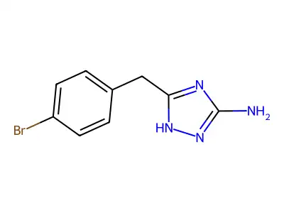 5-(4-Bromobenzyl)-4H-1,2,4-triazol-3-amine structure