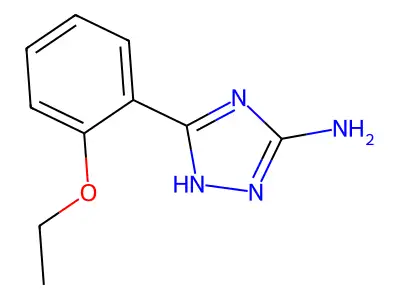 5-(2-ethoxyphenyl)-1H-1,2,4-triazol-3-amine structure