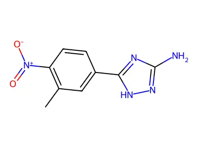 5-Amino-3-(3-methyl-4-nitrophenyl)-1H-1,2,4-triazole structure