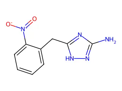 5-(2-Nitrobenzyl)-4H-1,2,4-triazol-3-amine structure