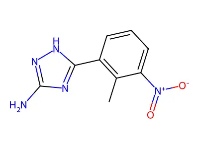 5-(2-Methyl-3-nitrophenyl)-4H-1,2,4-triazol-3-amine structure