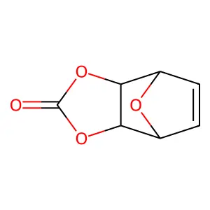 3a,4,7,7a-Tetrahydro-2H-4,7-epoxy-1,3-benzodioxol-2-one structure