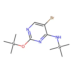 Cytosine, 5-bromo-N,O-bis(trimethylsilyl)- structure