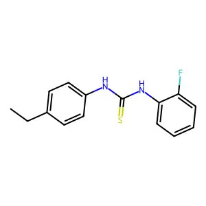 1-(4-Ethylphenyl)-3-(2-fluorophenyl)thiourea structure