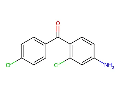 4-Amino-2,4'-dichlorobenzophenone structure