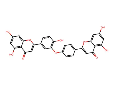 Ochnaflavone structure