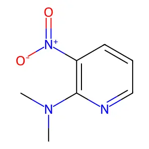 N,N-dimethyl-3-nitropyridin-2-amine structure
