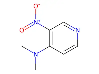 N,N-dimethyl-3-nitropyridin-4-amine structure