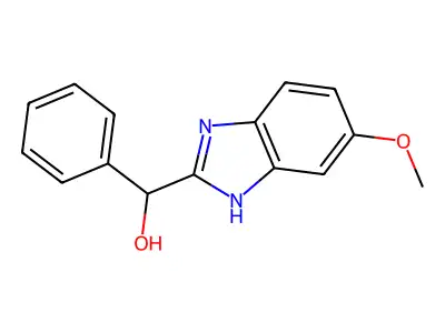 (5-methoxy-1H-benzimidazol-2-yl)(phenyl)methanol structure