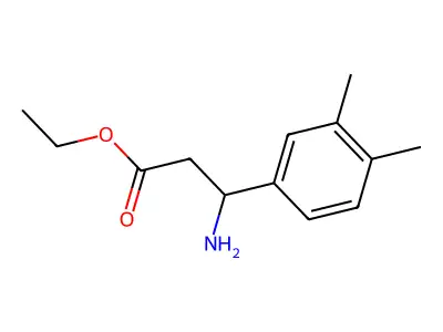 Ethyl 3-amino-3-(3,4-dimethylphenyl)propanoate structure