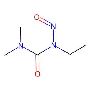 N',N'-dimethyl-N-ethyl-N-nitrosourea structure
