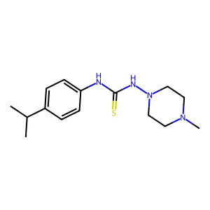 1-(4-Methylpiperazin-1-yl)-3-[4-(propan-2-yl)phenyl]thiourea structure
