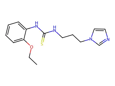 1-(2-Ethoxyphenyl)-3-(3-imidazol-1-ylpropyl)thiourea structure