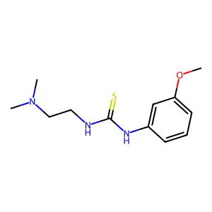 1-(2-(Dimethylamino)ethyl)-3-(3-methoxyphenyl)thiourea structure
