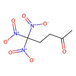 2-Pentanone, 5,5,5-trinitro- structure