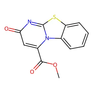methyl 2-oxo-2H-pyrimido[2,1-b][1,3]benzothiazole-4-carboxylate structure