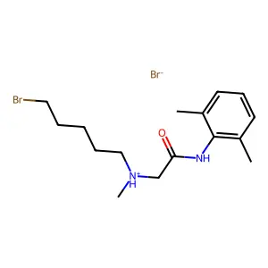 C16H25BrN2O.BrH structure