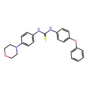 1-[4-(Morpholin-4-yl)phenyl]-3-(4-phenoxyphenyl)thiourea structure