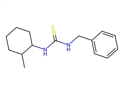 1-Benzyl-3-(2-methylcyclohexyl)thiourea structure