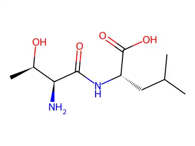 Threonylleucine structure