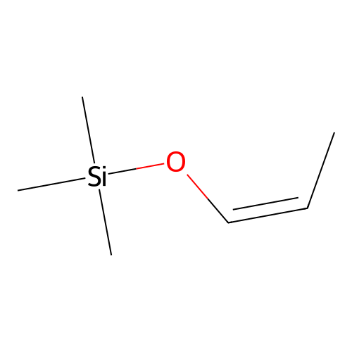 trimethyl[(1Z)-prop-1-en-1-yloxy]silane structure