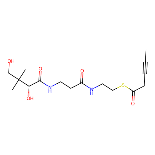 3-Pentynoylpantetheine structure