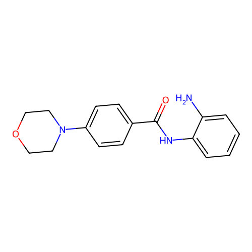 N-(2-aminophenyl)-4-morpholinobenzamide structure