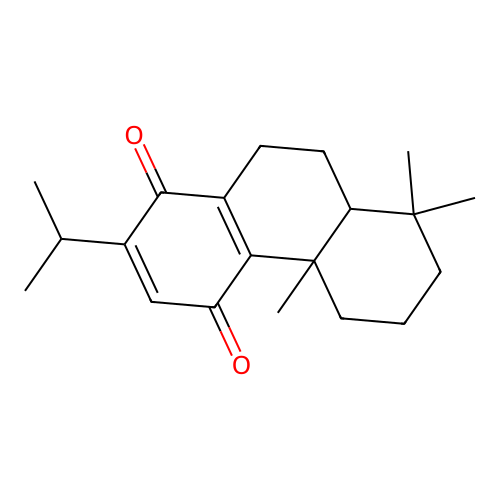 4b,8,8-Trimethyl-2-propan-2-yl-5,6,7,8a,9,10-hexahydrophenanthrene-1,4-dione structure