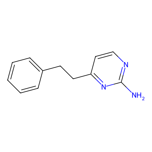 2-Amino-4-phenethylpyrimidine structure
