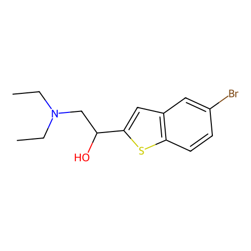 1-(5-Bromo-1-benzothien-2-yl)-2-(diethylamino)ethanol structure