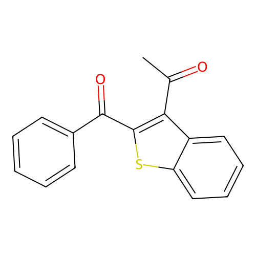 1-(2-Benzoyl-1-benzothien-3-yl)ethanone structure
