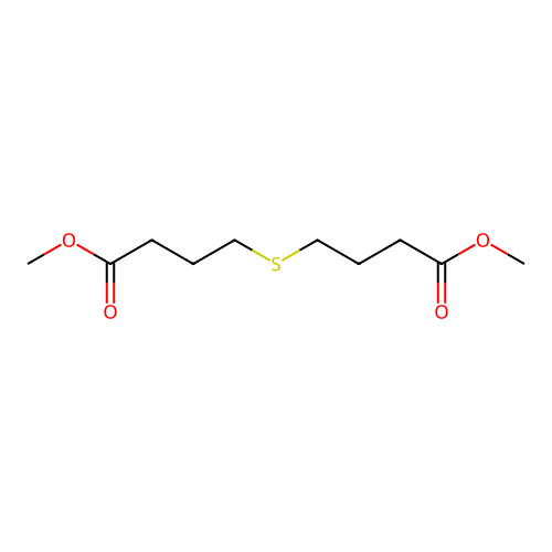 Dimethyl 4,4'-thiobisbutyrate structure