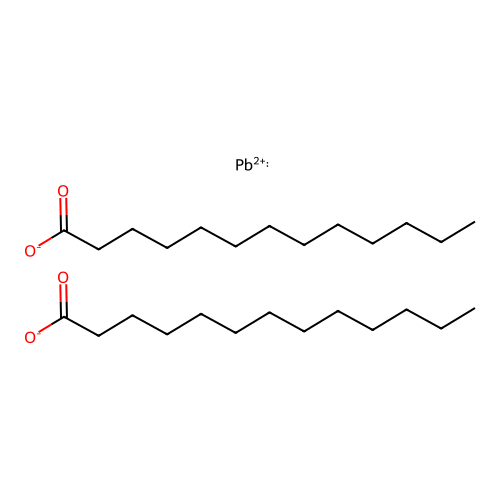 Lead(II) tridecanoate structure