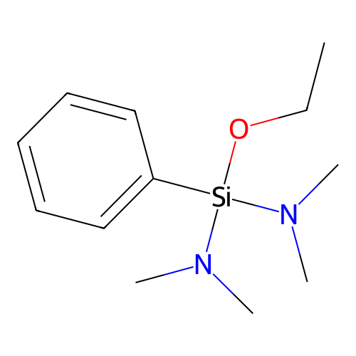 Silanediamine, 1-ethoxy-N,N,N',N'-tetramethyl-1-phenyl- structure