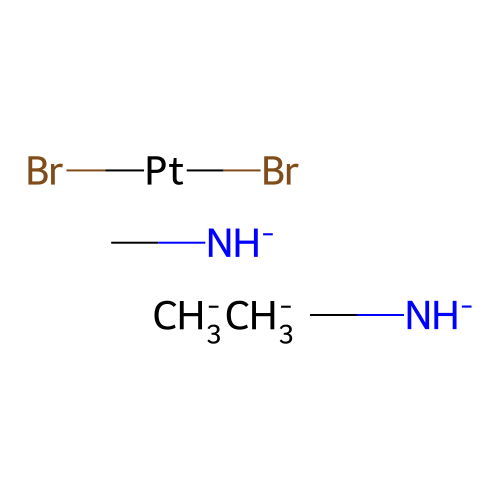 Carbanide;dibromoplatinum;methylazanide structure