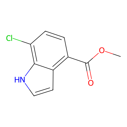 Methyl 7-chloro-1H-indole-4-carboxylate structure