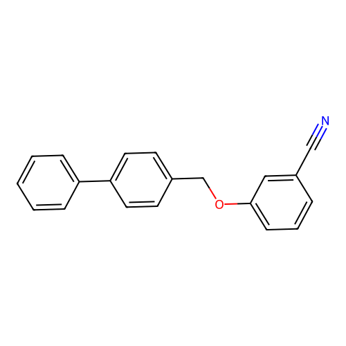 3-(Biphenyl-4-ylmethoxy)benzonitrile structure