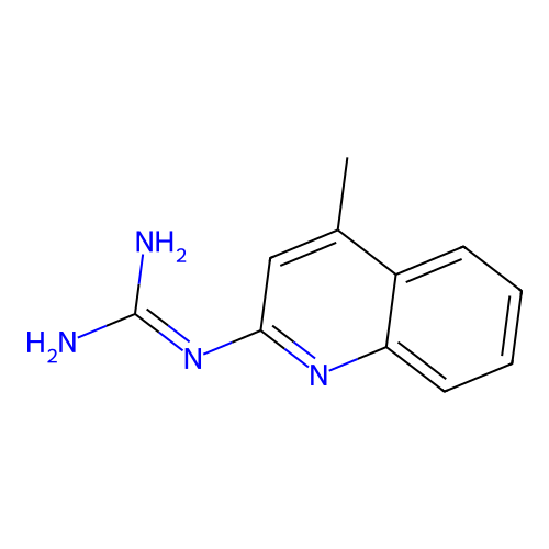 2-(4-Methylquinolin-2-yl)guanidine structure