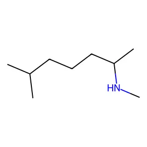 N,6-Dimethyl-2-heptanamine structure