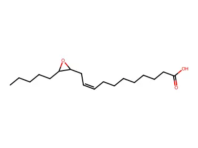 cis-12,13-Epoxy-9(z)-octadecenoic acid structure