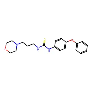 1-(3-Morpholin-4-ylpropyl)-3-(4-phenoxyphenyl)thiourea structure