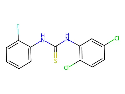 1-(2,5-Dichlorophenyl)-3-(2-fluorophenyl)thiourea structure