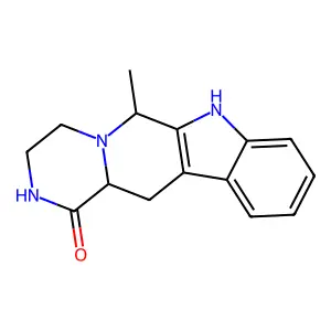 Pyrazino(1',2':1,6)pyrido(3,4-b)indol-1(2H)-one, 3,4,6,7,12,12a-hexahydro-6-methyl-, (Z)-(+-)- structure