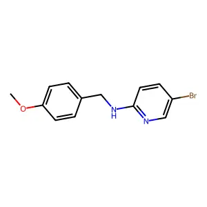 5-bromo-N-(4-methoxybenzyl)pyridin-2-amine structure