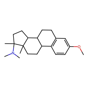 3-Methoxy-N,N,17-trimethylestra-1(10),2,4-trien-17-amine structure