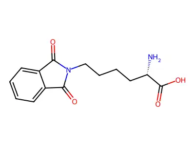 2-Amino-6-(1,3-dioxo-2-isoindolinyl)hexanoic Acid structure