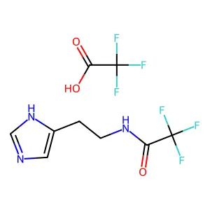 2,2,2-trifluoroacetic acid,2,2,2-trifluoro-N-[2-(1H-imidazol structure