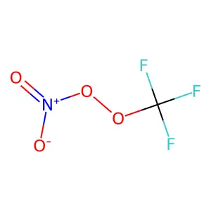 Trifluoromethyl peroxynitrate structure