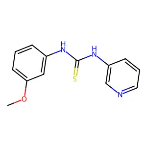 1-(3-Methoxyphenyl)-3-pyridin-3-ylthiourea structure