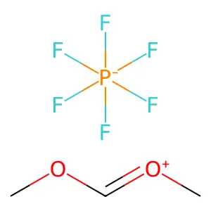 Oxonium, (methoxymethylene)methyl-, hexafluorophosphate(1-) (1:1) structure